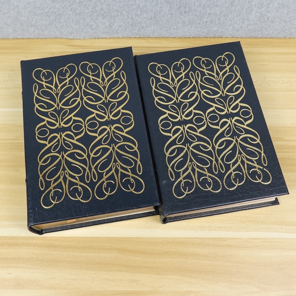 EASTON PRESS ROOSEVELT Volume 1 & 2 by James MacGregor Burns Leather Bound Set - Picture 4 of 16